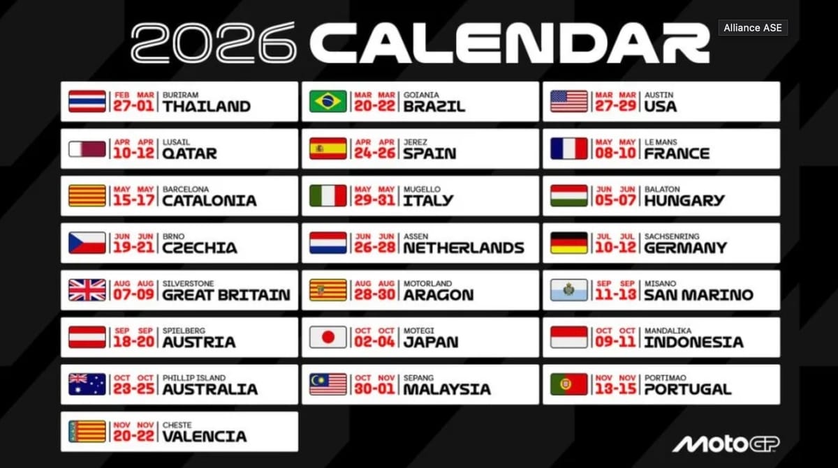 MotoGP Brasile 2026: orari, protagonisti e tutto quello che devi sapere sul GP di Goiânia